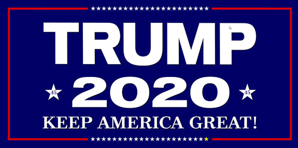 Trump 2020 - HUGE outdoor magnet 48" x 96"