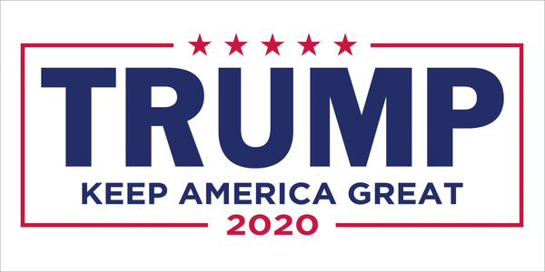 Garage Door Magnet - Trump 2020 24" x 48" Heavy Duty
